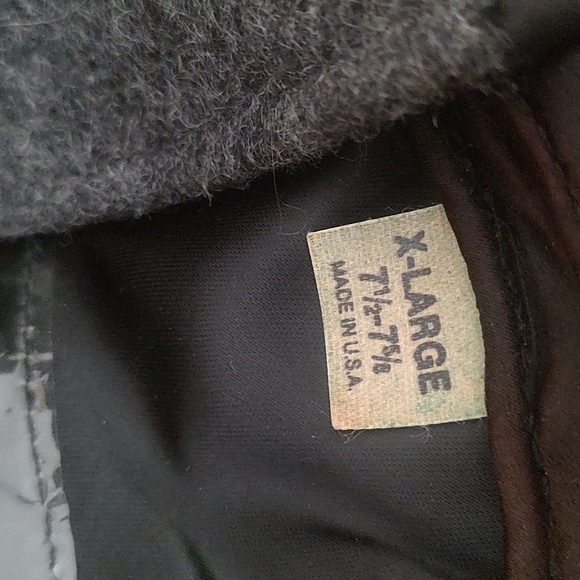 Stetson Newsboy Cap with Ear Covers Wool Blend Gray Men's XL - Picture 9 of 9